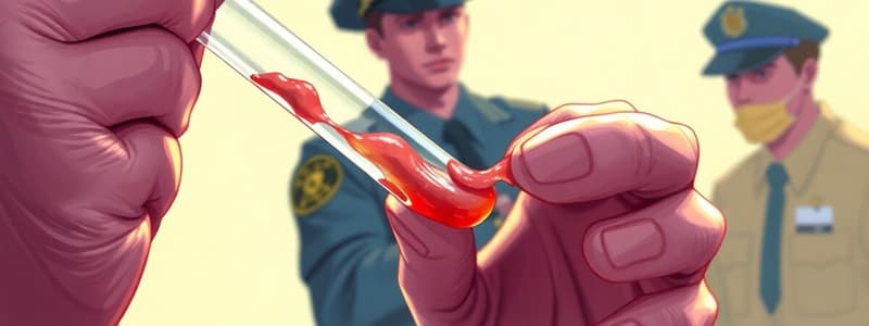 Police Procedures for Saliva Specimen Collection