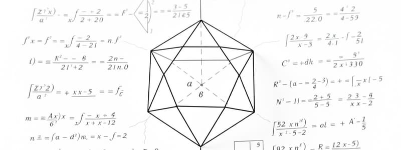 Geometry A Cheat Sheet Formulas