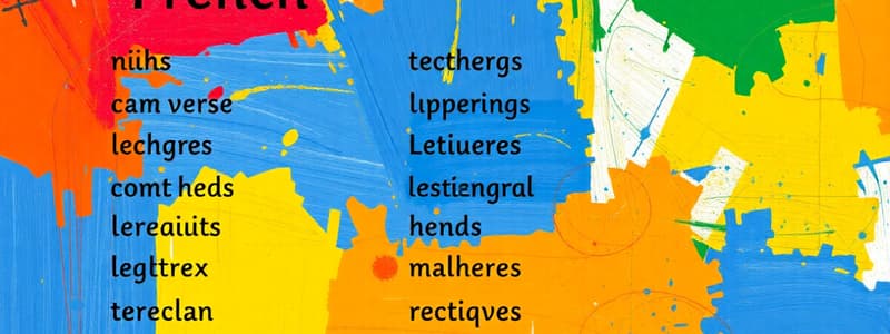 Les Temps Verbaux en Français