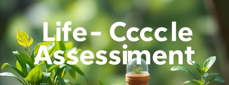 Domande su Ecodesign e LCA