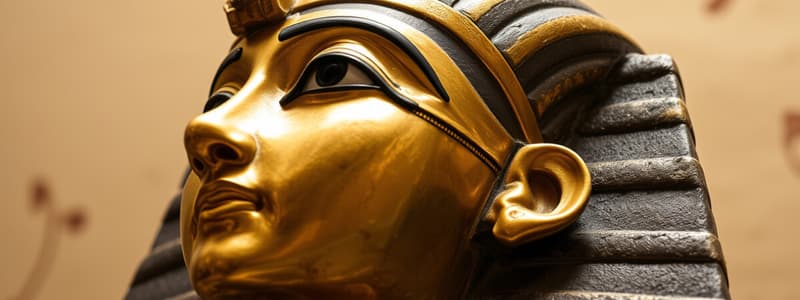 Tutankhamun's Life and Death Quiz