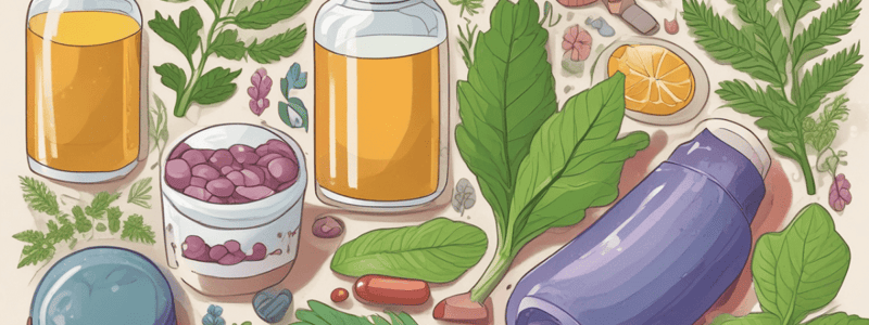 Herbal Supplements and Drug Interactions