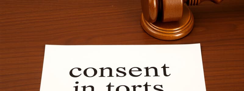 Privileges in Intentional Torts