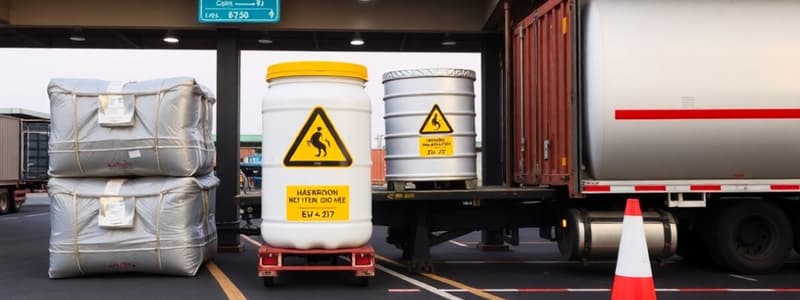 Hazardous Materials Transportation Study Notes