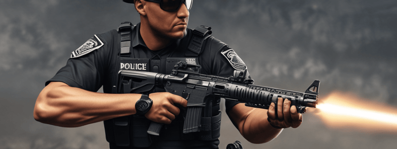 Police Shooting Stances and Techniques