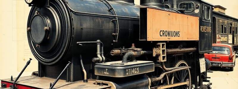 Locomotive Fuel System and Crankshaft Maintenance