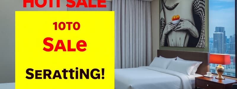 Hotel Sales and Marketing Overview