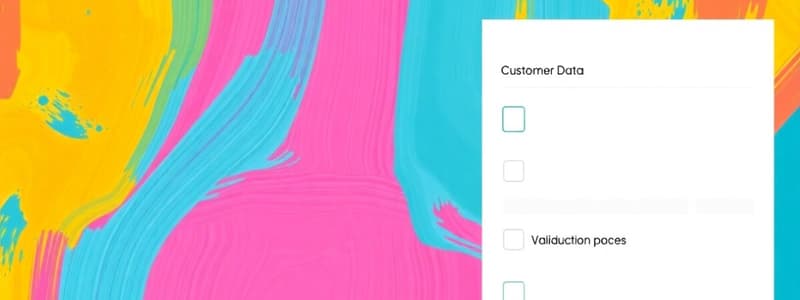 Customer Data Management Quiz
