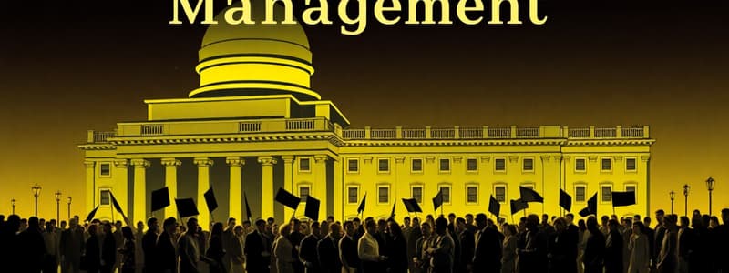 Histoire du Management et des États-Unis