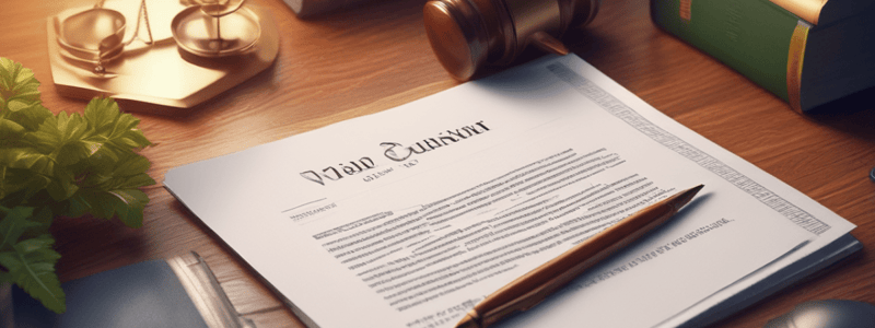 Contract Law: Valid, Void, and Voidable Contracts