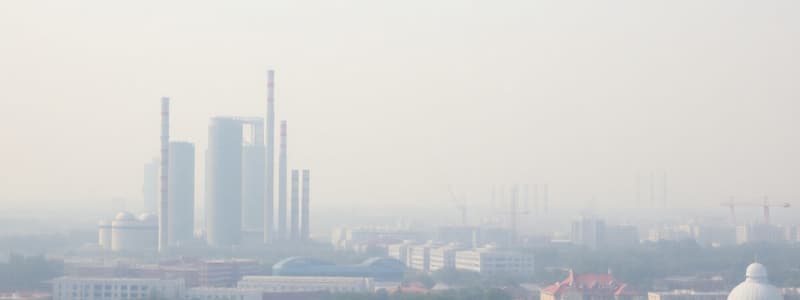 Air Quality Standards and Pollution Monitoring