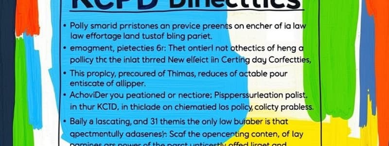 KCPD Written Directives Overview