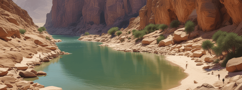 Wadi Darbat in Oman