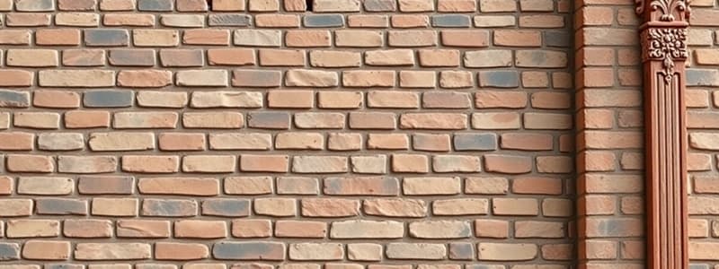 Walls and Brickwork Types