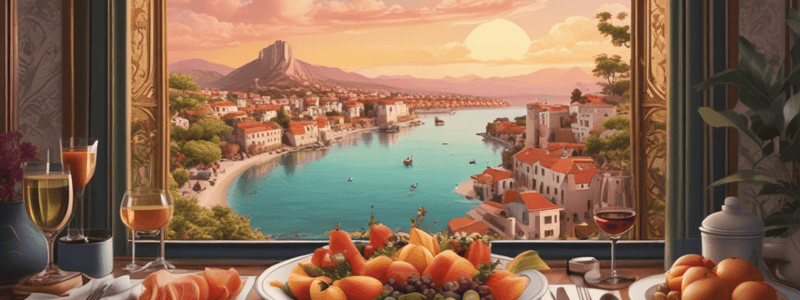 Luxury Gastronomy and Travel Experience