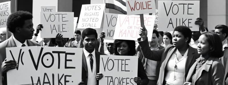 Voting Rights in the US