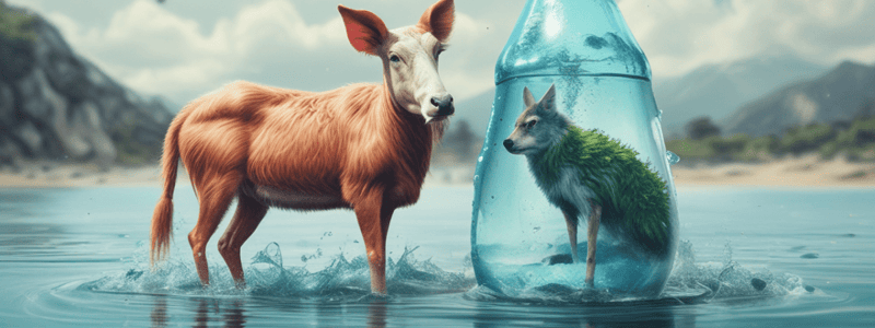 Water Deprivation and Sodium Toxicosis in Animals