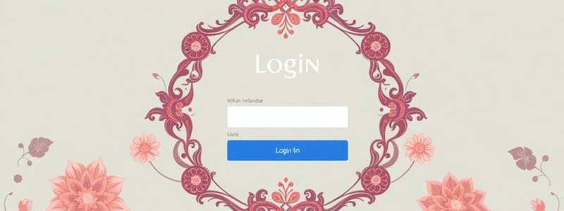 Login Page Basics