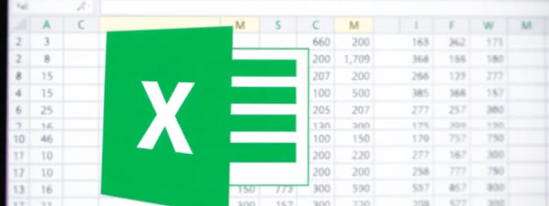 Hojas de Cálculo y Excel