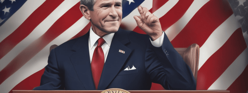 George W. Bush's Second Term Presidency