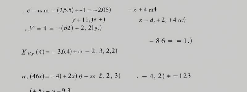 Algebra 1: Standard Form Flashcards