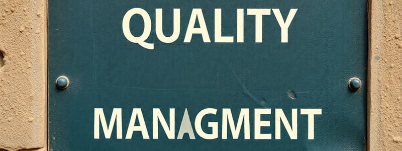 Quality Management System Module 1