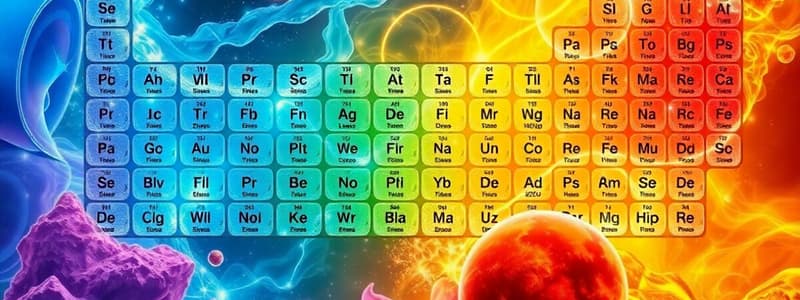 Introduction to the Periodic Table