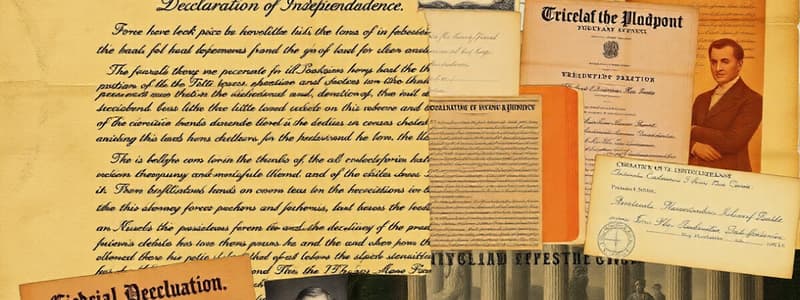 Chapter 1: Declaration of Independence