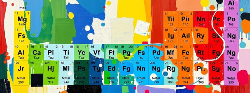 Química: Grupos y Periodos