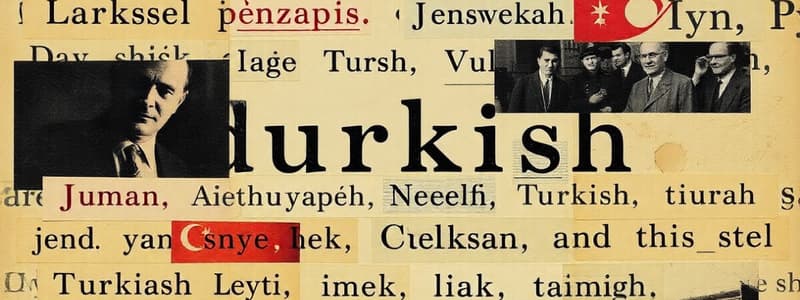 Essential Turkish Vocabulary