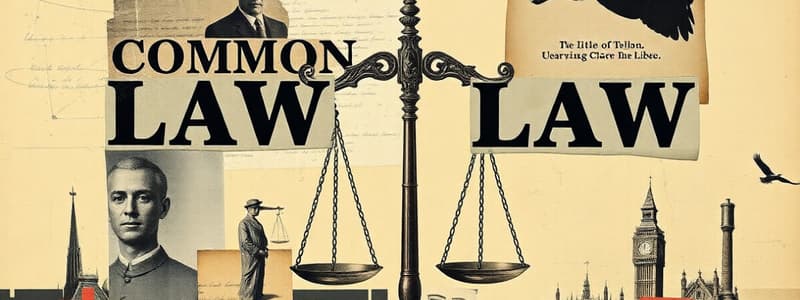 Common Law vs. Civil Law Systems