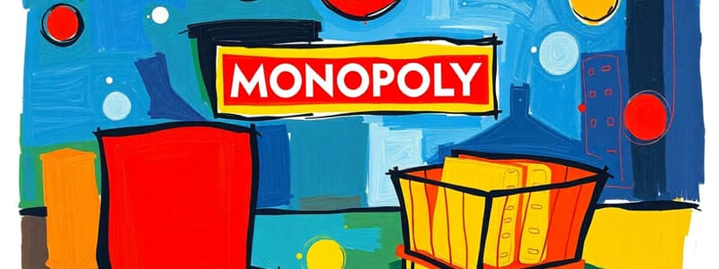 Microeconomics: Monopoly and Oligopoly Concepts