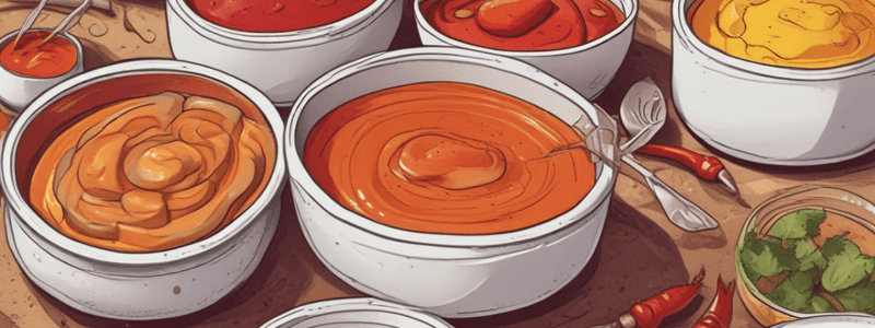 Types of Sauces