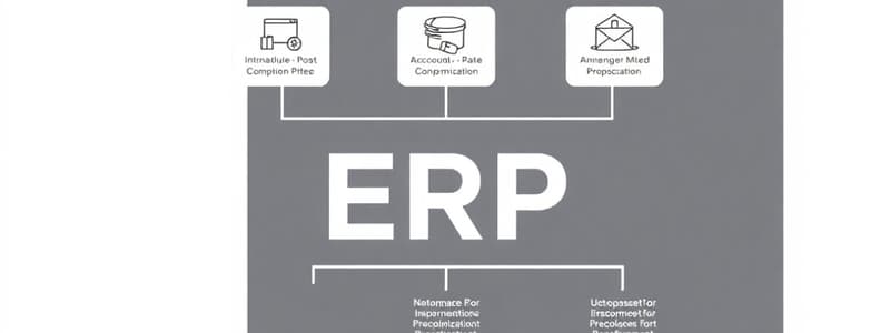 Modern ERP Chapter 6: Implementation and Maintenance