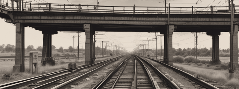 Ancho de Vía en la Infraestructura Ferroviaria