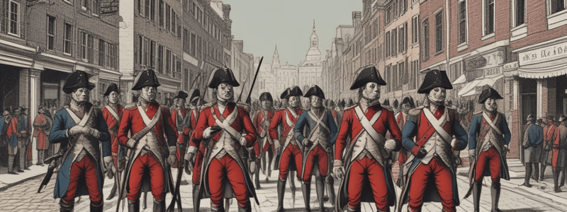 Boston Massacre 1770: Lead Up to American Revolution