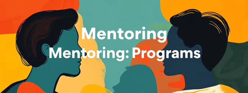 Federal Reserve Bank Mentoring Program Case Study