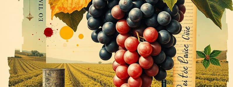 Wine Production and Characteristics