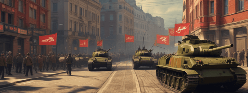 Invasion of Czechoslovakia by the Soviet Union Quiz