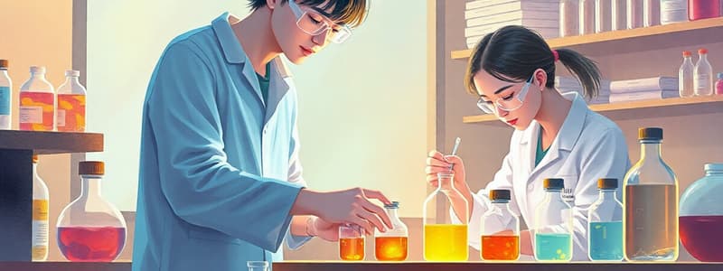 Laboratory Sample Handling Quiz