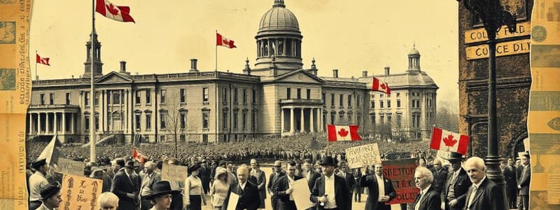 Canadian History 1800s Quiz