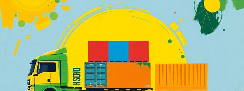 Logistics Sector in India Overview