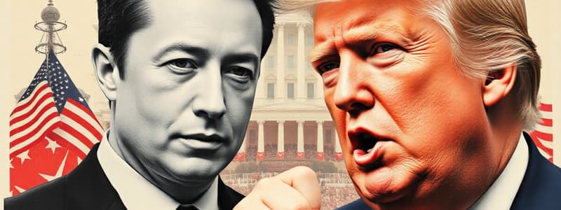 Elon Musk and Donald Trump: Interactions Quiz