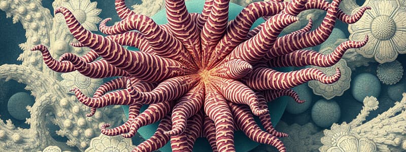 Bio 182L Quiz 9: Echinodermata