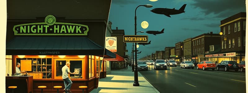 Edward Hopper and Nighthawks Quiz