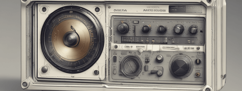 Analog Instruments Classification