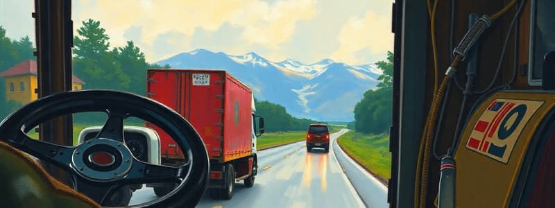 Commercial Driver's License Quiz