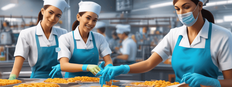 Food Service Workers Personal Hygiene Quiz