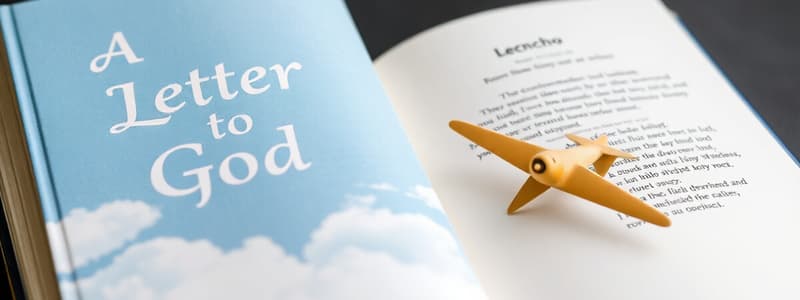 A Letter to God - First Flight Book