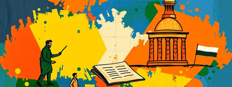 Indian Constitution: Education and Governance